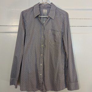 Gap Fitted Boyfriend Button Down Shirt MT NWT